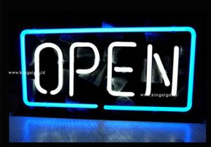 neonlight open untuk toko