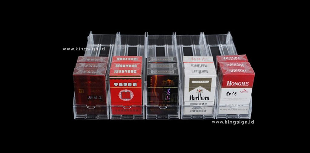 4 tempat rak display rokok simple