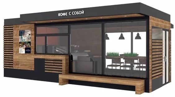 7 desain booth caffee unik dan minimalis
