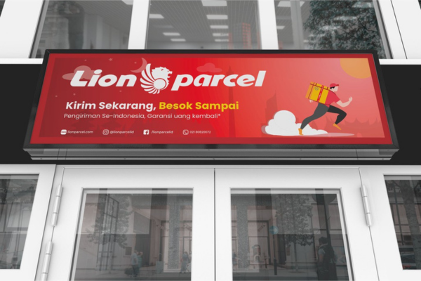 billboard lion parcel