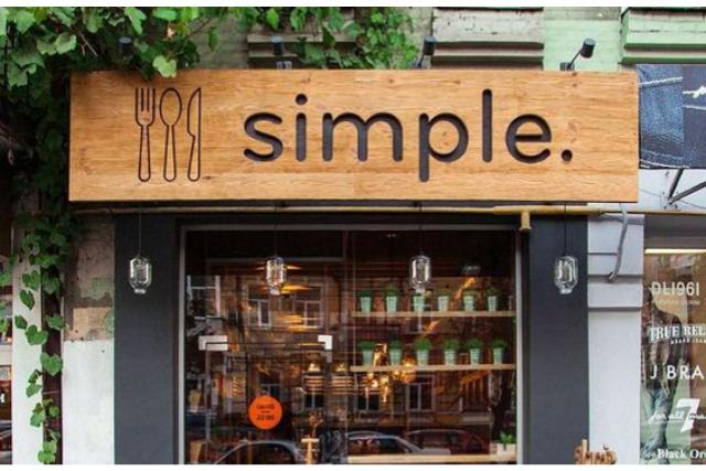 plang nama cafe simple