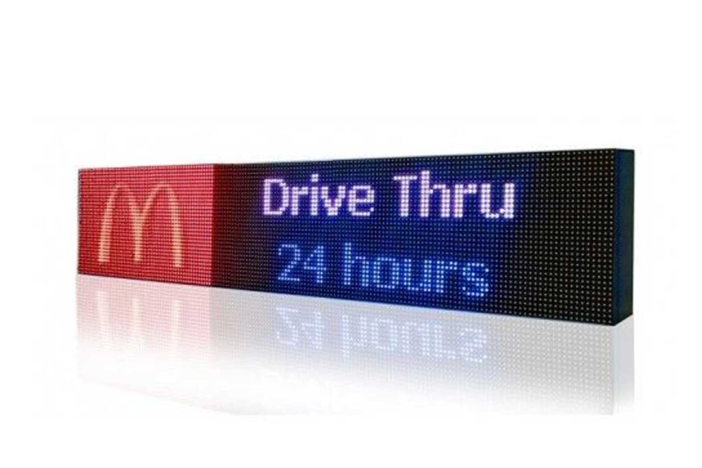 Running Text McDonald