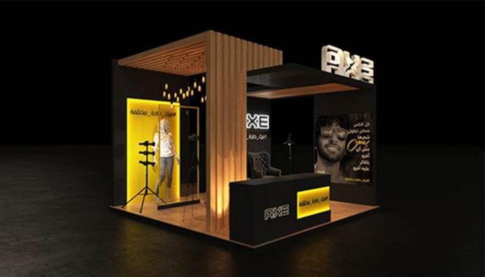 contoh desain stand pameran inspiratif dan modern