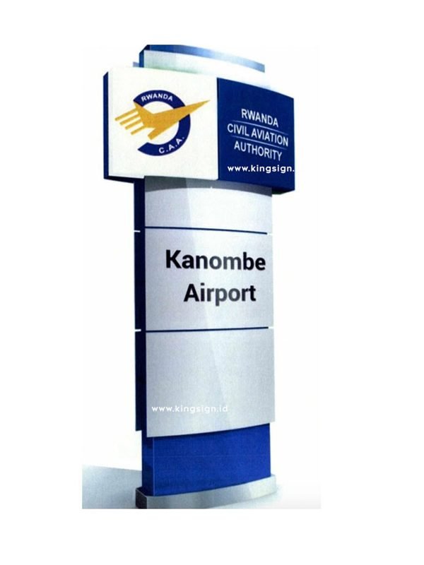 jasa desain pylon signange untuk perushaan