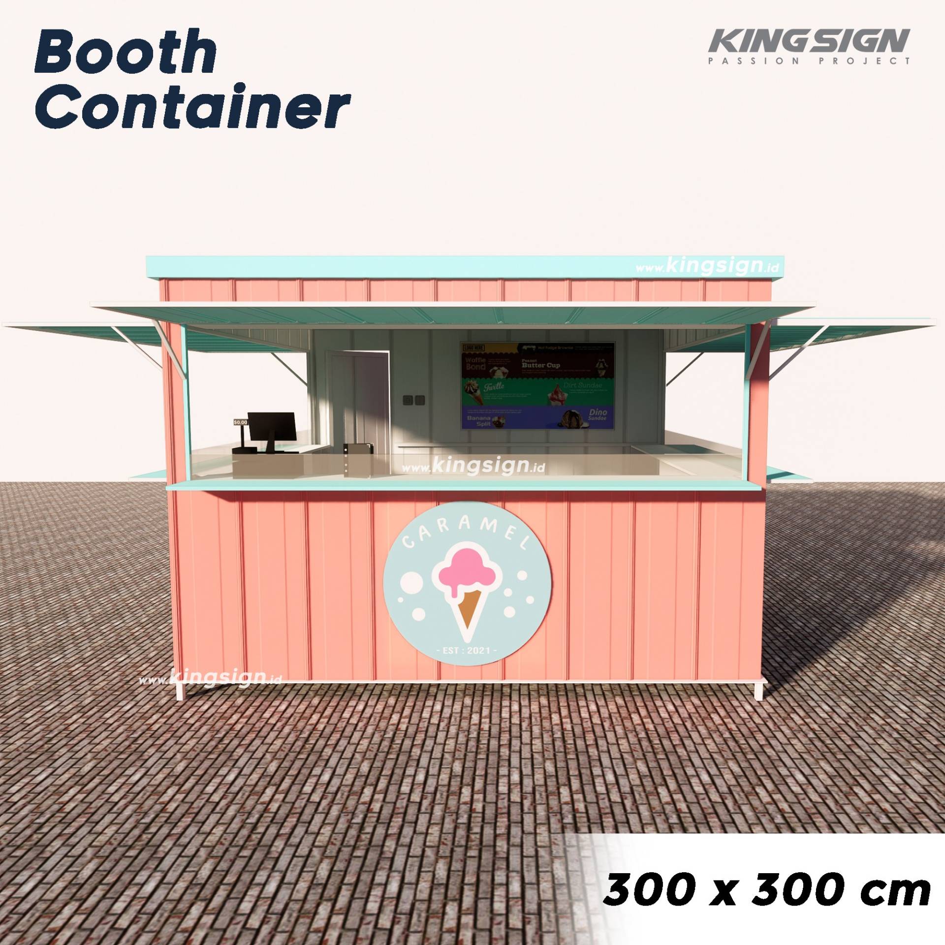 Jasa Pembuatan Booth Container